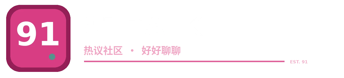 91 TALK 品牌标识